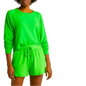 Beyond Yoga Sweatshirt and Shorts Set